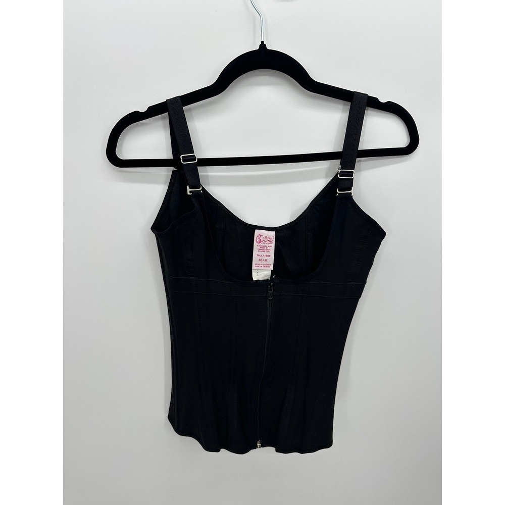 Fajas Salome Black Waist Trainer Vest Compression Shapewear Made in Colombia XL